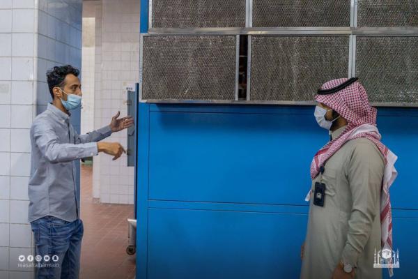 159ألف طن تبريد تلطف أجواء المسجد الحرام خلال موسم حج