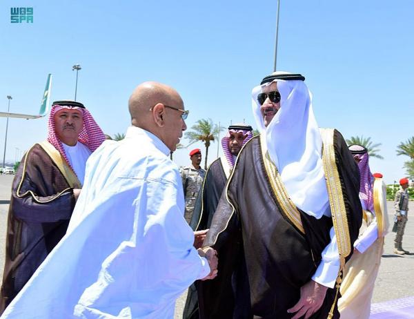رئيس موريتانيا يصل إلى المدينة المنورة