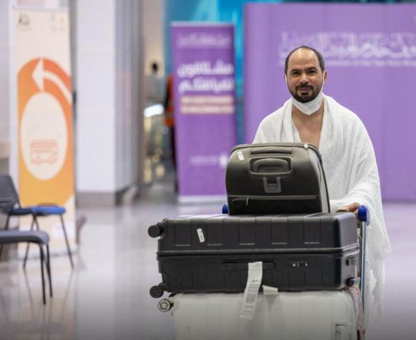 بالصور.. استقبال 185 حاجاً من ضيوف «خادم الحرمين»