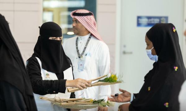 بالصور.. استقبال 185 حاجاً من ضيوف «خادم الحرمين»