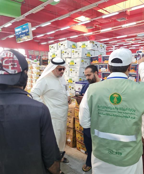 إزالة البسطات العشوائية وضبط الأسعار في أسواق النفع العام بالعاصمة المقدسة