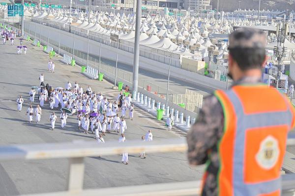 اكتمال وصول الحجاج إلى مشعر منى