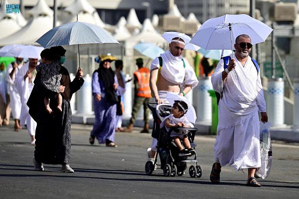 اكتمال وصول الحجاج إلى مشعر منى