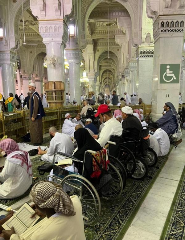 10 آلاف حاج من ذوي الإعاقة يستفيدون من خدمات «شؤون الحرمين»