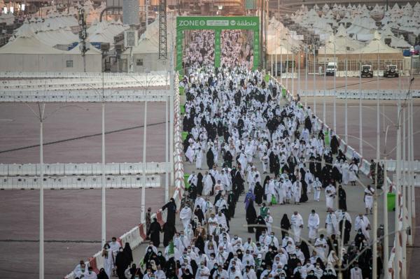 80 % من ضيوف الرحمن يغادرون المشاعر المقدسة