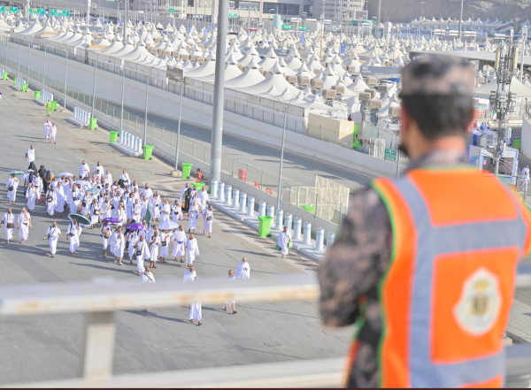 80 % من ضيوف الرحمن يغادرون المشاعر المقدسة