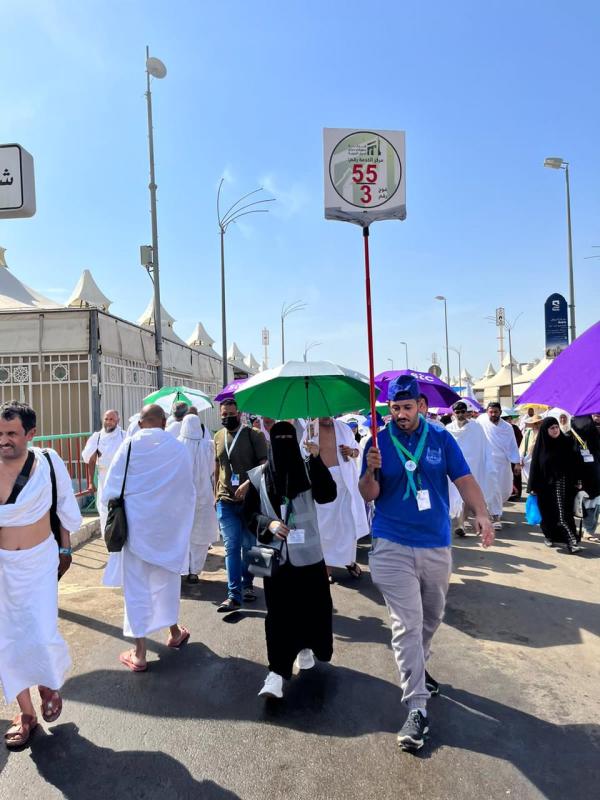 الكشافة يرشدون 1635 حاجاً أول أيام التشريق