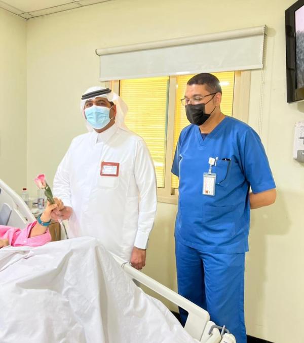 ورود لمعايدة المرضى المنومين بمستشفيات الأحساء