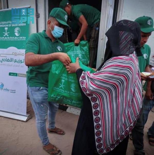 286 أضحية للأسر النازحة بالبريقة