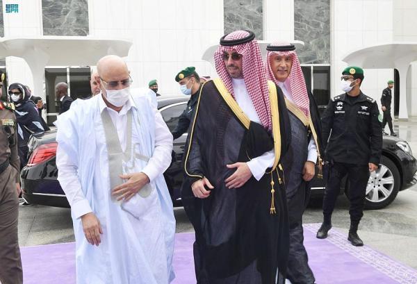 الرئيس الموريتاني يغادر جدة