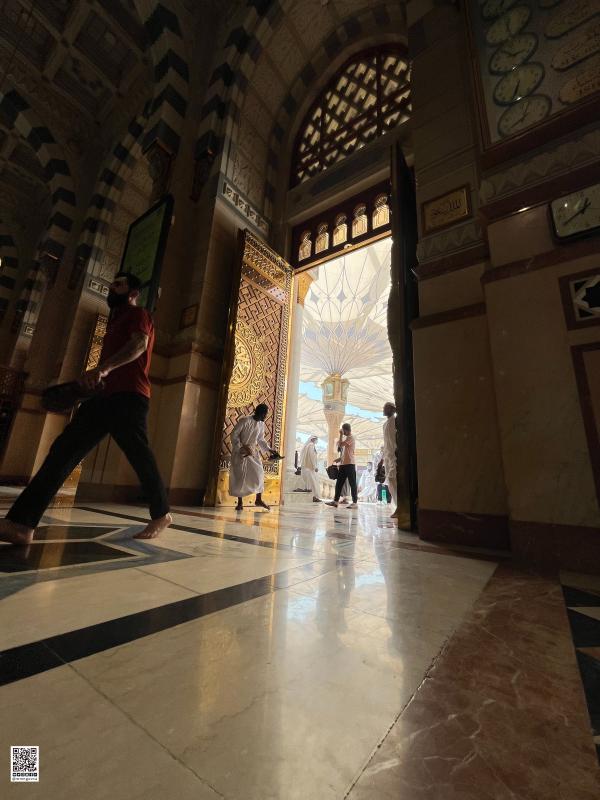 تهيئة 100 باب وأكثر من 800 حاجز للمصلين والزائرين في المسجد النبوي