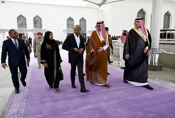 رئيس المالديف يغادر جدة