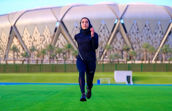 الدباغ أول سعودية تشارك في بطولة العالم للقوى