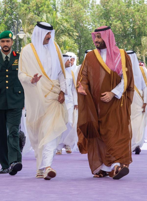 عاجل: ولي العهد يستقبل أمير قطر في جدة