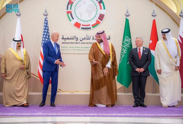 ولي العهد يستقبل قادة ورؤساء وفود الدول المشاركة بـ«قمة جدة للأمن والتنمية»