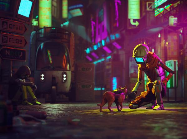 لعبة Stray.. العالم بعيون قطة وسط ألغاز مثيرة