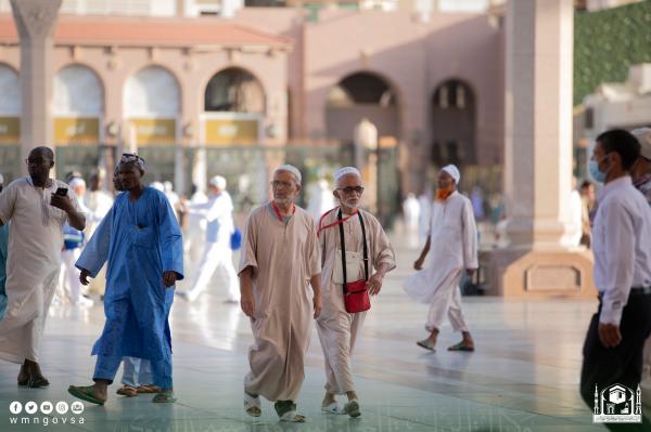 وصول 110 آلاف حاج إلى المدينة المنورة