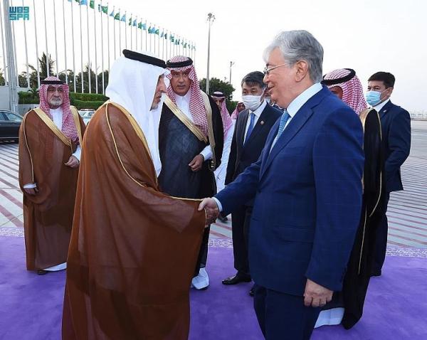 رئيس كازاخستان يصل إلى جدة