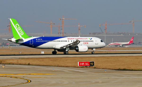 طائرة «سي919» الصينية ستحصل على شهادة الطيران التجاري