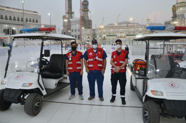 7131 بلاغاً إسعافياً تلقاها الهلال الأحمر بمكة في أسبوع