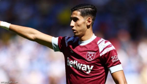 المغربي أكرد لاعب وست هام يخضع لجراحة في الكاحل