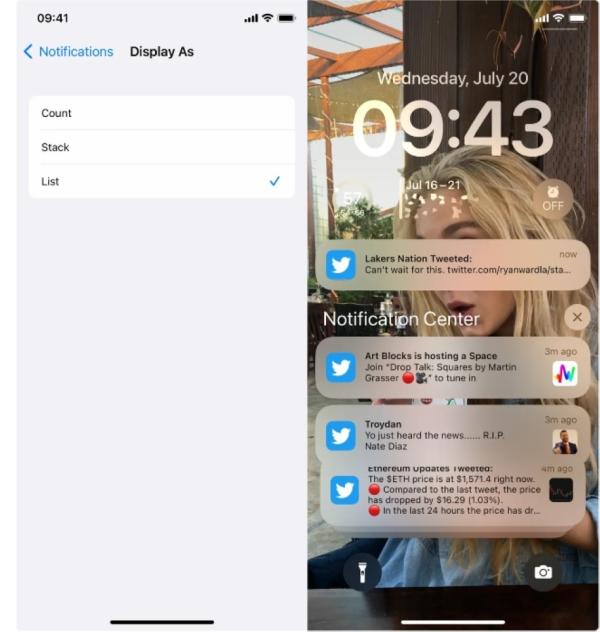  إشعارات شاشة القفل