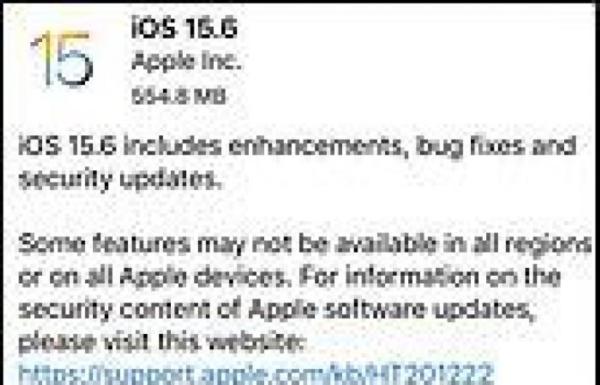 IOS 15.6