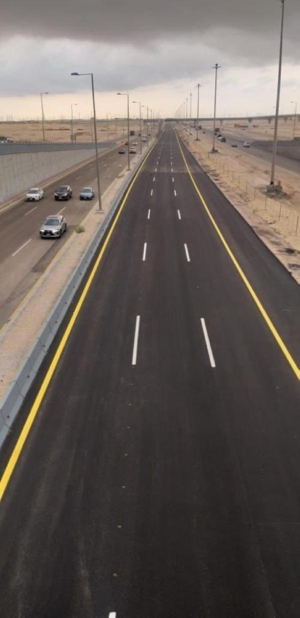 افتتاح الحركة على أجزاء من طريق «أبو حدرية»