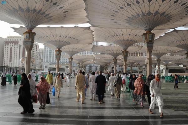 وصول 302 ألف حاج إلى المدينة المنورة