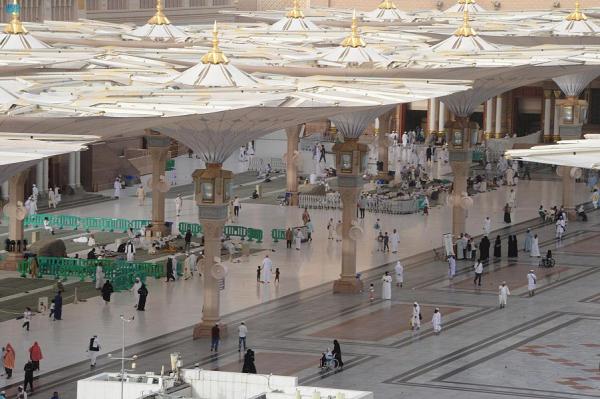 وصول 312 ألف حاج إلى المدينة المنورة