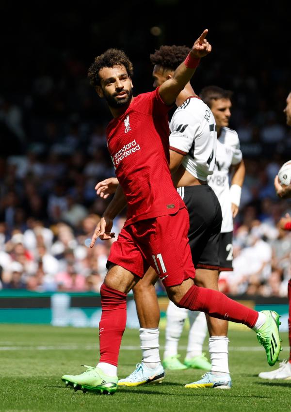 صلاح يقود ليفربول للتعادل مع فولهام