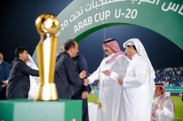 المسحل يهنئ القيادة بفوز الأخضر الشاب بكأس العرب 