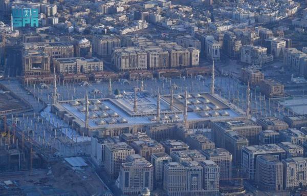 أتربة مثارة وأمطار رعدية على منطقة المدينة المنورة