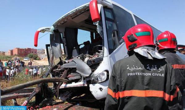 وفاة 19 شخصاً جراء حادث سير في المغرب