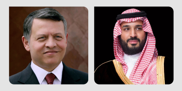 ولي العهد يهنئ ملك الأردن بمناسبة خطوبة نجله
