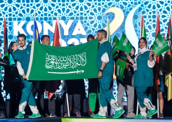 الفيصل يشهد ختام العاب التضامن الإسلامي بحضور أوغلو 