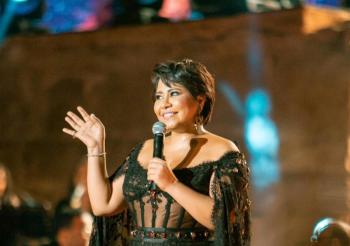 شيرين عبد الوهاب في حفل قرطاج - حساب الفنانة عل فيس بوك