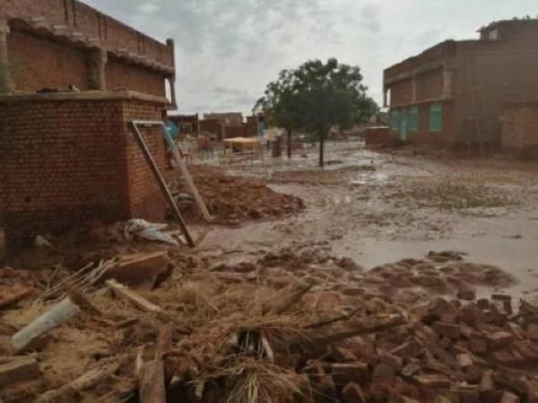 انهيار 50 منزل جراء سيول جديدة في السودان