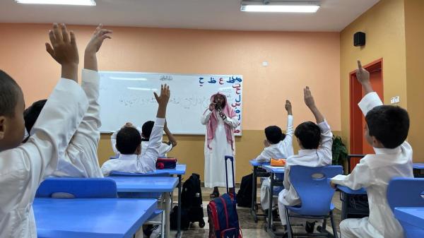 انتظام الطلبة في أول أيام الدراسة- اليوم