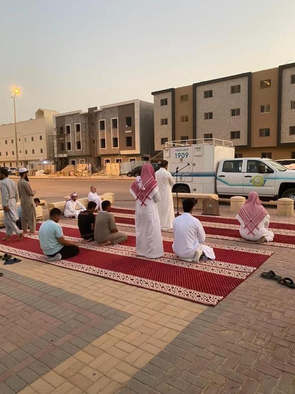 تفعيل المصلى المتنقل بالرياض