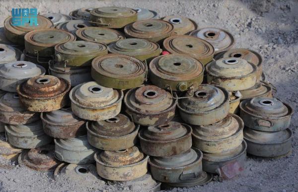 «مسام» ينتزع 734 لغمًا زرعتها مليشيا الحوثي في اليمن