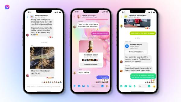إطلاق خاصية دردشة المجموعات في Messenger وفيسبوك