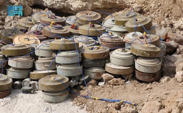 «مسام» ينتزع 763 لغمًا زرعتها مليشيا الحوثي في اليمن