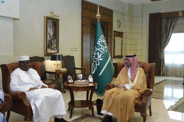 محافظ جدة يستقبل القنصل العام المالي