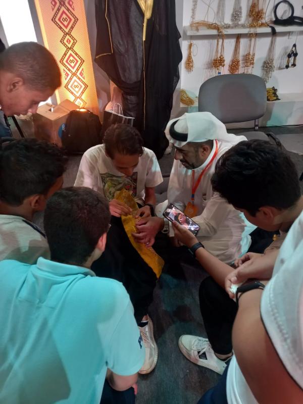 بالصور.. زوّار بمعرض «تراثنا» المصري يشيدون بالحرف اليدوية السعودية