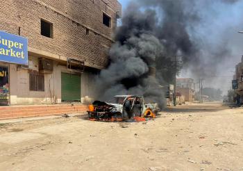 أحداث مؤسفة شهدتها ولاية النيل الأزرق السودانية بسبب اشتباكات قبيلة (أ ف ب)