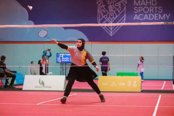 انطلاق منافسات الريشة بدورة الالعاب السعودية