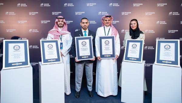 'نور الرياض' يحصد 6 أرقام قياسية في غينيس العالمية
