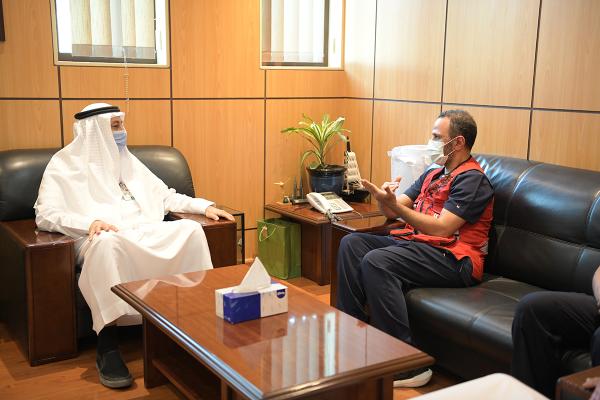 الهلال الأحمر السعودي نفذ خطة وهمية لنقل مصاب بالإسعاف الجوي