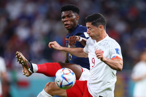 صور مباراة فرنسا وبولندا في كأس العالم 2022